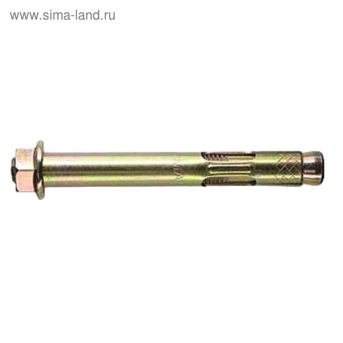 Анкерный болт Steelrex, с гайкой, оцинкованный, 10х40 мм, 100 шт