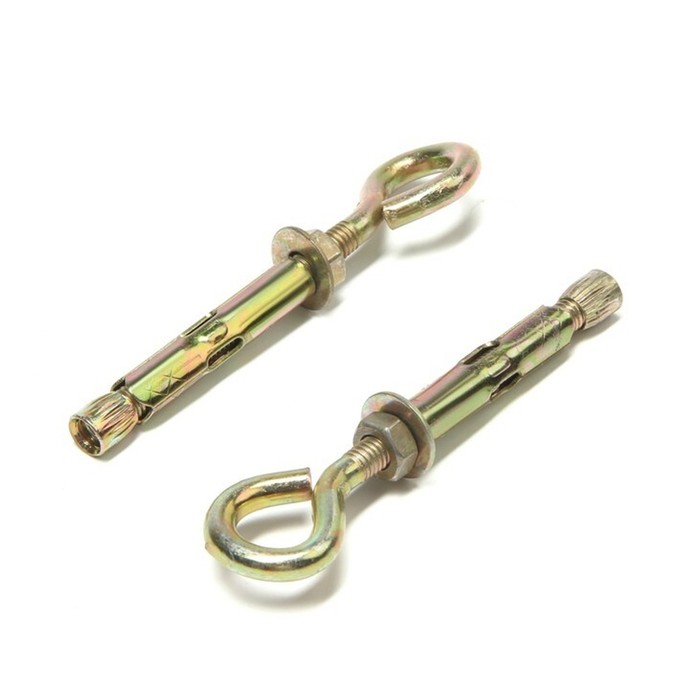 Анкерный болт Steelrex, с кольцом, оцинкованный, 8×60 мм, 100 шт.