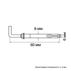 Анкерный болт Steelrex, с Г-образным крюком, оцинкованный, 8×60 мм, 100 шт. - Фото 3