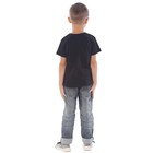 Футболка детская, рост 110 см, чёрная - фото 23521444