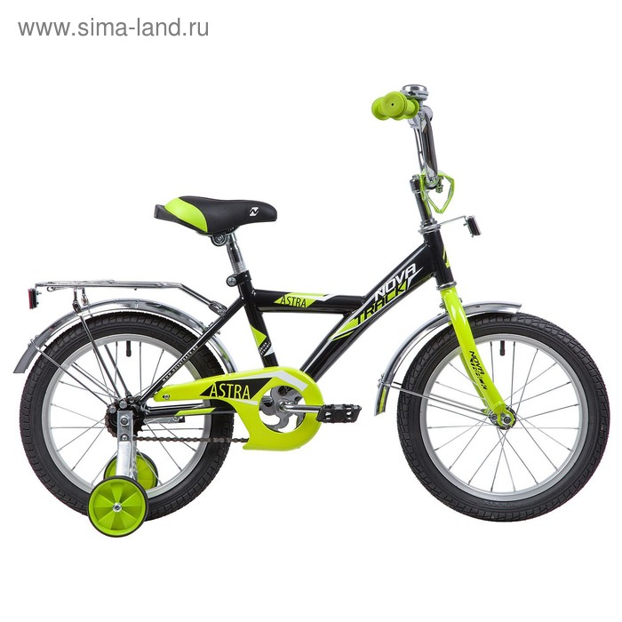 Велосипед 16" Novatrack Astra, 2020, цвет чёрный - Фото 1