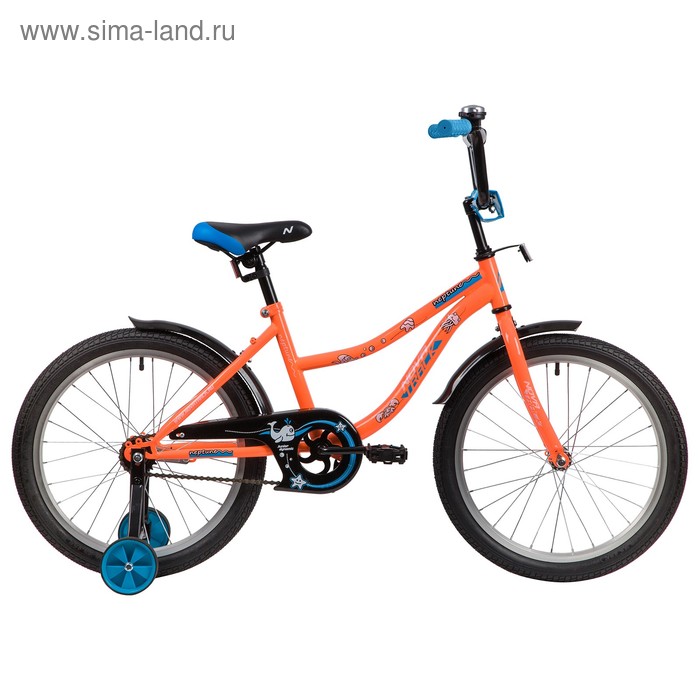 Велосипед 20" Novatrack Neptune, 2020, цвет оранжевый - Фото 1