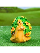 Садовая фигура из полистоуна «Улитка резная», 20×11×12 см 4793732