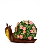 Садовая фигура из полистоуна «Улитка резная», 20×11×12 см - Фото 6