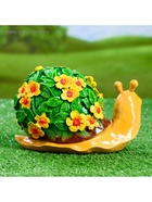 Садовая фигура из полистоуна «Улитка резная», 20×11×12 см - Фото 10