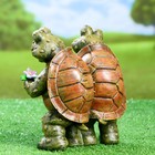 Садовая фигура "Две черепашки" 20х13х22см - Фото 4