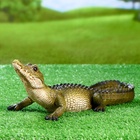 Садовая фигура из полистоуна «Кайман», 12.5×34×18 см - Фото 6