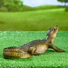 Садовая фигура из полистоуна «Кайман», 12.5×34×18 см - Фото 7