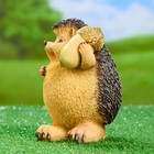Садовая фигура "Ежик с желудем" 10,5х10х15,5см - Фото 4