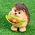 Садовая фигура из полистоуна «Ежик с листочком», 16×11×12 см - Фото 7