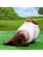 Садовая фигура из полистоуна «Воробьи», 24×20×16 см 4793753