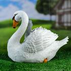 Садовая фигура "Лебедь с птенцами" 30х20х23см - Фото 3