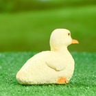 Садовая фигура "Утенок сидит" 14х8х10см - Фото 4