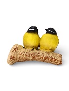 Садовая фигура из полистоуна «Синицы на ветке», подвесная, 16×12×12 см  (артикул 4793764)  большой выбор товаров оптом и в розницу по низким ценам с доставкой