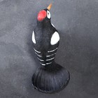 Подвесная зимняя кормушка для птиц "Дятел чёрный" из полистоуна, 26см, Хорошие сувениры - фото 9805001