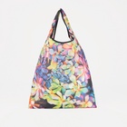 Сумка хозяйственная без застёжки, складная, цвет разноцветный - Фото 3