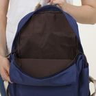 Рюкзак молодёжный, отдел на молнии, 2 наружных кармана, 2 боковых кармана, цвет синий - Фото 6