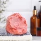 Бомбочка для ванны "Цветок" с ароматом клубники, красная - Фото 2