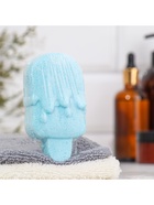 Бомбочка для ванны "Мороженка" с ароматом ванили,  90 гр, голубая 4760642