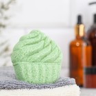 Бомбочка для ванны "Пироженка" с ароматом яблока, зелёная - Фото 1
