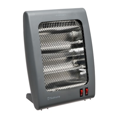 Обогреватель Sakura SA-0670DG, кварцевый инфракрасный, 900 Вт, бесшумная работа