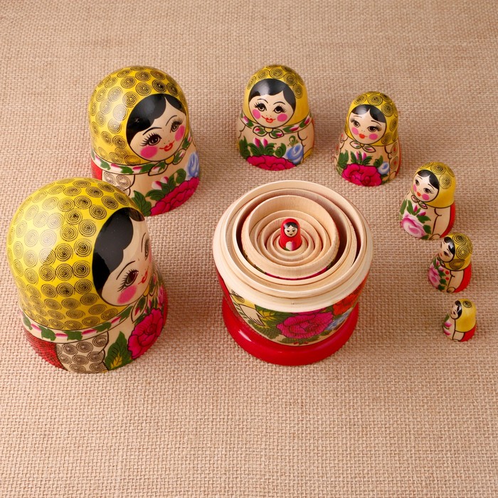 Матрёшка «Семёновская», 8 кукольная, высшая категория - фото 1908530007