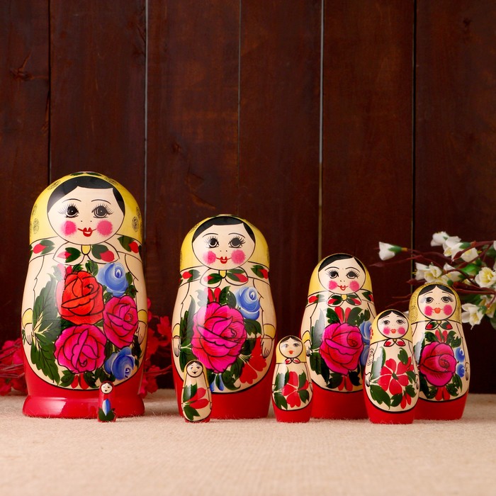 Матрёшка «Семёновская», 8 кукольная, высшая категория - фото 1908530008