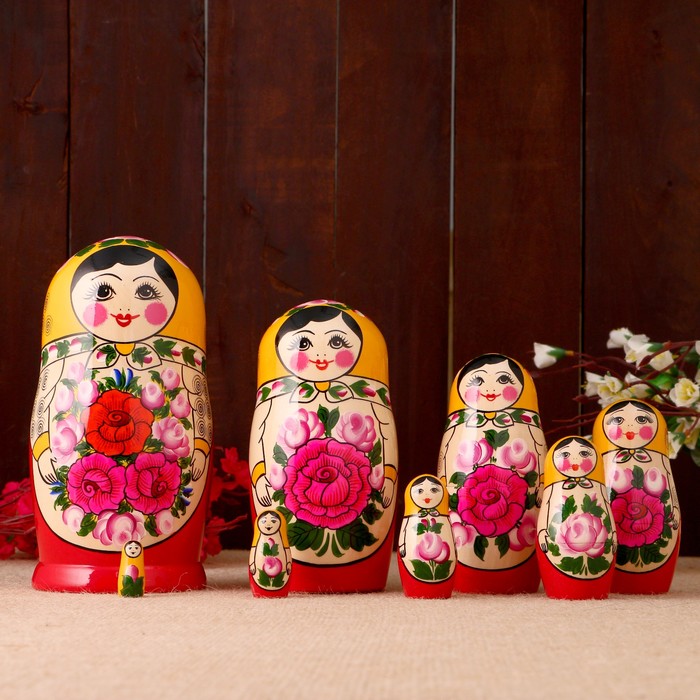 Матрёшка «Семёновская», 8 кукольная, высшая категория - фото 1908530010