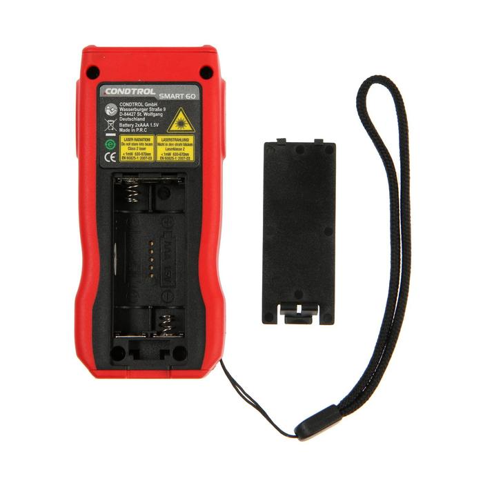 Лазерный дальномер CONDTROL Smart 60 1-4-098, 0,05-60 м, ±1,5 мм - фото 18530093 Лазерный дальномер CONDTROL Smart 60 1-4-098, 0,05-60 м, ±1,5 мм - фото 18530093