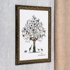 Фоторамка пластик формат А4 "Корни" чёрная с золотом 33,7х25 см - Фото 2