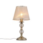 Настольная лампа GRAZIA, 40Вт E14, цвет бронза - фото 4080540