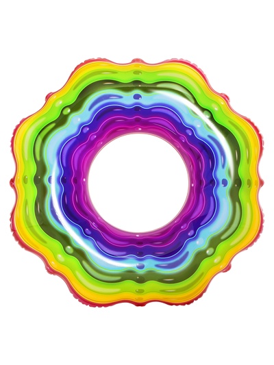 Круг для плавания Rainbow Ribbon, d=115 см, от 12 лет, 36163 Bestway