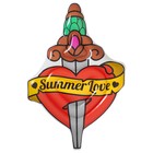 Матрас для плавания Summer Love Tattoo, 198 x 137 см, 43265 Bestway - фото 3849364