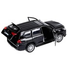 Машина металлическая «Lexus LX-570» 12 см, цвет черный, открываются двери, инерционный - фото 3849376