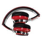 УЦЕНКА Наушники Luazon, Bluetooth 4.2, 250 мАч, LED, FM, microSD, красные - Фото 8