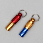 Адресник-капсула под записку, 0.8×3.3 см, фасовка 6 шт., металл, цвет МИКС - Фото 5