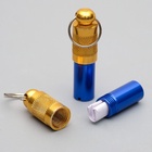 Адресник-капсула под записку, 0.8×3.3 см, фасовка 6 шт., металл, цвет МИКС - Фото 6