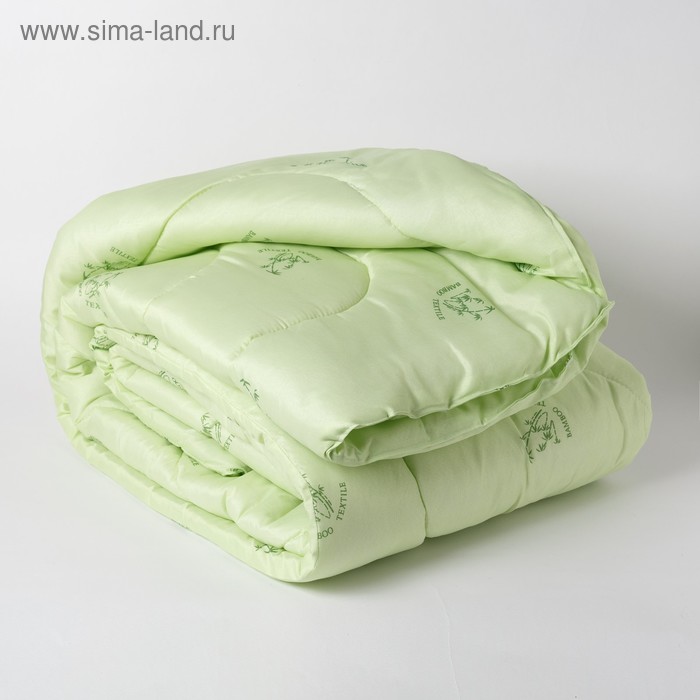 Одеяло Эконом Бамбук 140х205 см, полиэфирное волокно, 300гр/м, пэ 100% - Фото 1