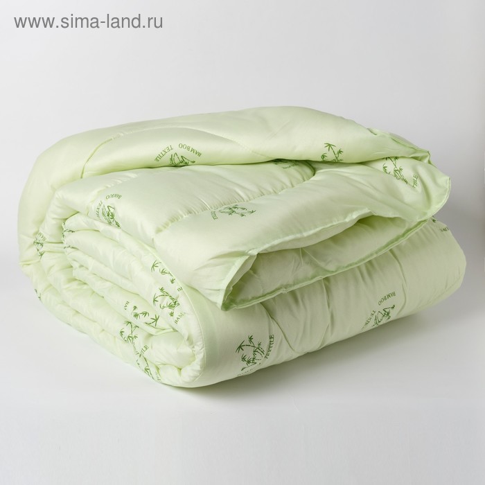 Одеяло Эконом Бамбук 172х205 см, полиэфирное волокно, 300гр/м, пэ 100% - Фото 1