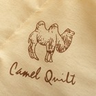 Одеяло Эконом Верблюжья шерсть 140х205 см, полиэфирное волокно, 200г/м2, пэ 100% - Фото 2