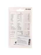 Калькулятор карманный, 08-разрядный, 5828 корпус, красный - Фото 9