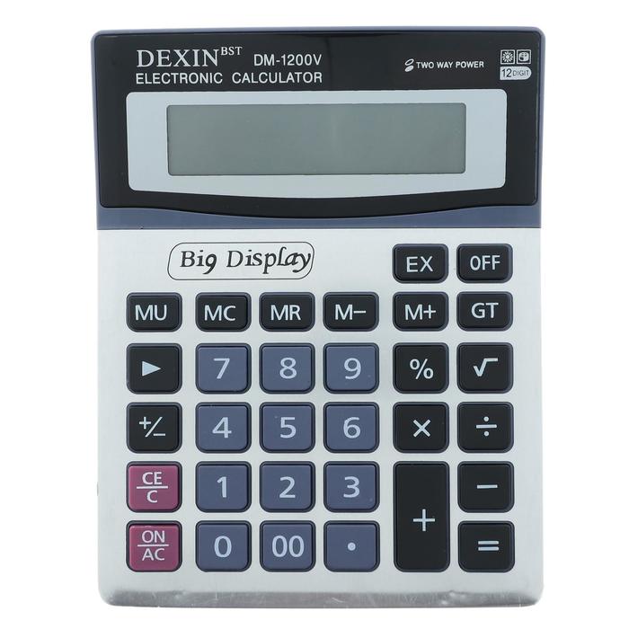 Калькулятор настольный, 12 - разрядный, DM-1200V - Фото 1