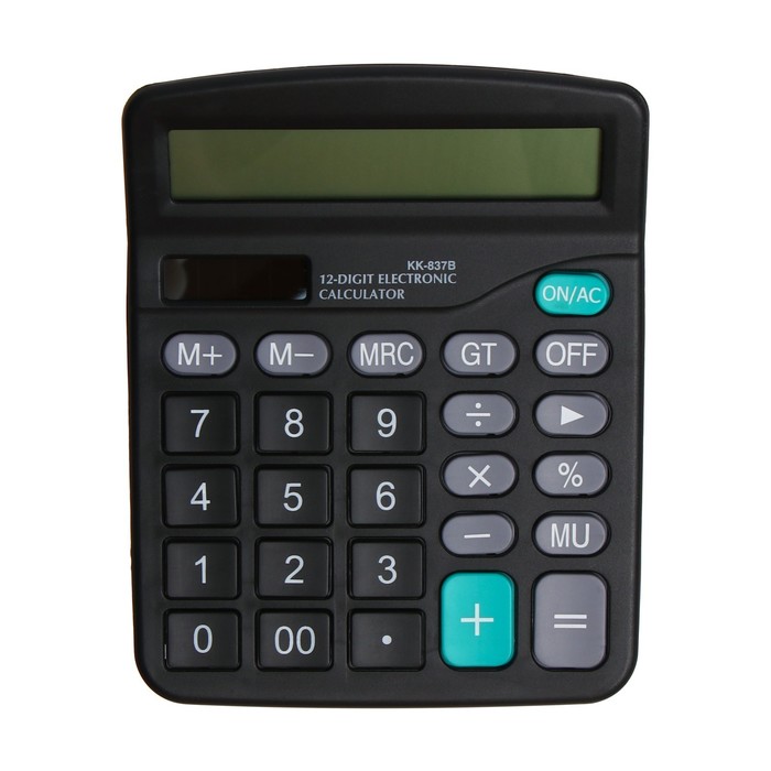 Калькулятор настольный, 12 - разрядный, KK - 837 - Фото 1