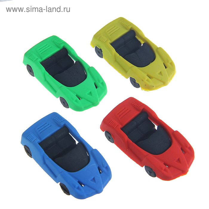 Набор ластиков фигурных 20 штук "Фигурки", в бутылочке пластиковой, белая крышка - Фото 1