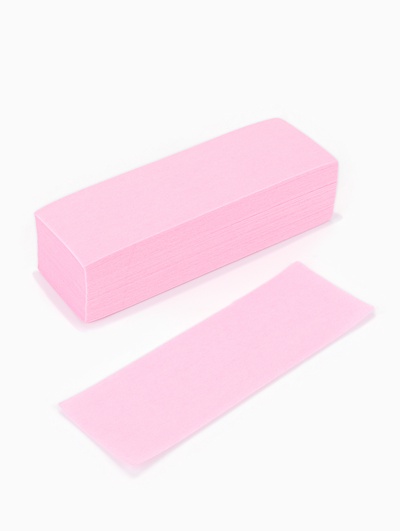 Полоски для депиляции, 20×7 см, 100 шт., розовые