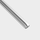 Нож столовый «Тайфун», длина 22.5 см, нержавеющая сталь, серебристый - Фото 4