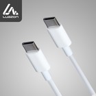 Кабель LuazON, Type-C - Type-C, 2 А, 0,9 м, для зарядки и синхронизации, белый - фото 52885426