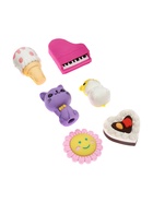 Набор фигурных ластиков, 6 штук, МИКС - фото 68020464