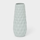 Ваза для цветов, пластик, 10×10×23 см, 1.2 л, зелёная - Фото 2