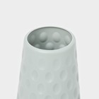 Ваза для цветов, пластик, 10×10×23 см, 1.2 л, зелёная - Фото 3